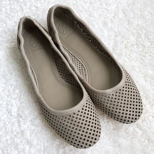 Tory Burch Perforated Ballet Flats